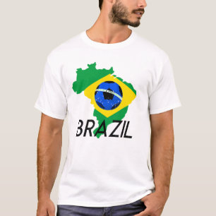 Supporter T-shirt voor het Braziliaanse voetbaltea