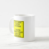 Supporteurs dans le déni Mug drôle (Devant gauche)