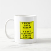 Supporteurs dans le déni Mug drôle (Gauche)
