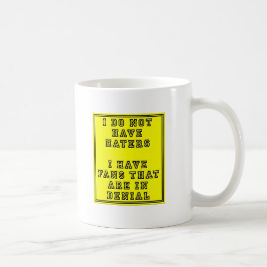 Supporteurs dans le déni Mug drôle (Droite)