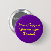 SupportFibromyalgiaResearch Button (Voorkant /achterkant)