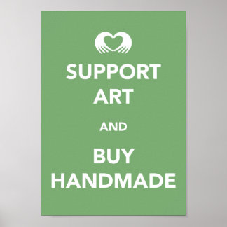 Supportkunst en handleiding poster