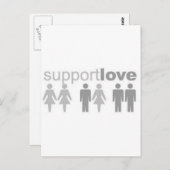 supportliefde briefkaart (Voorkant / Achterkant)