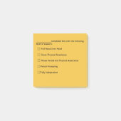 Supportniveau Post-it® Notes (Voorkant)