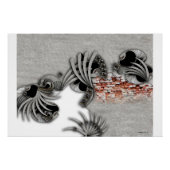 "Supposé émotion", Poster brillant (Devant)