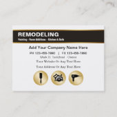 Suppression des Cartes de visite (Devant)