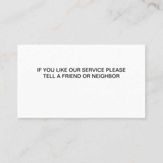 Suppression des Cartes de visite (Dos)