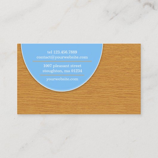 Suppression du Carte de visite de menuiserie (Dos)