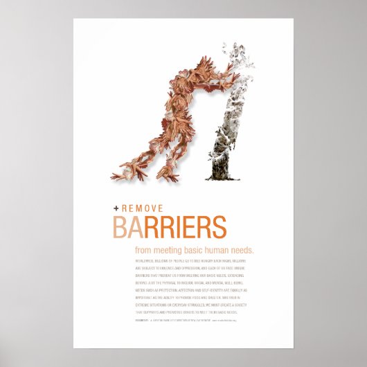 Supprimer les obstacles : Poster du principe de du (Devant)