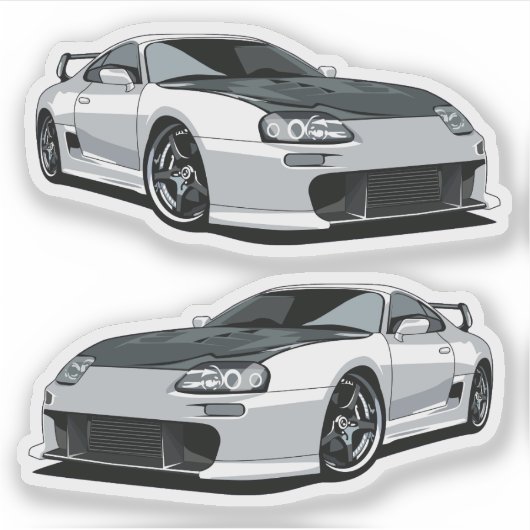 Supra Car Sticker (Voorkant)