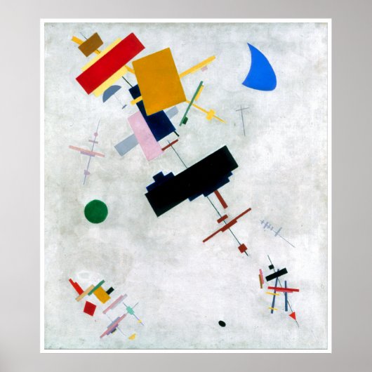Suprematism (abstracte kunst) ~ poster (Voorkant)