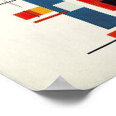 Suprematisme Kruis Poster Kunst (Hoek)