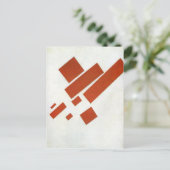 Suprematisme. Twee DIMM-zelfportret Briefkaart (Staand voorkant)