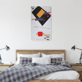 Suprematist Composition, 1915 Canvas Afdruk (Insitu (Slaapkamer))