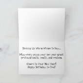 "Supreme Pizza" Verjaardagskaart Kaart (Binnen)