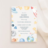 Sur cette invitation du Baby shower mondial