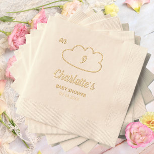 sur Cloud 9 Baby Shower Minimaliste Élégant