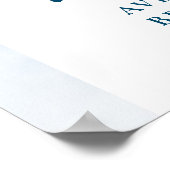 Sur Cloud 9 Fête des mariées Affiche de bienvenue (Coin)