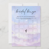 Sur Cloud 9 Fête des mariées Bingo Carte de jeu (Devant)