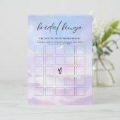 Sur Cloud 9 Fête des mariées Bingo Carte de jeu (Debout devant)