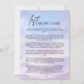 Sur Cloud 9 Gauche Fête des mariées Carte de jeu (Devant)