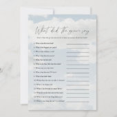 Sur Cloud 9 Qu'Est-Ce Que La Salle A Dit Cartes De (Devant)