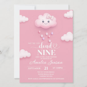 Sur Cloud Neuf Invitations De Douche Bébé
