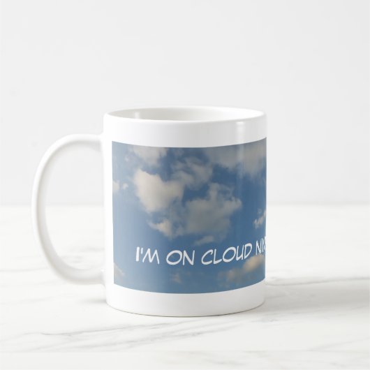 Sur Cloud Neuf Mug De Café Panoramique (Gauche)