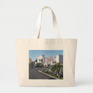 Sur la bande à Las Vegas, sur un sac