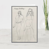 Sur la carte d'anniversaire Go (Devant)