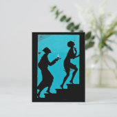 Sur La Carte Postale Étapes Éffrayantes (Debout devant)