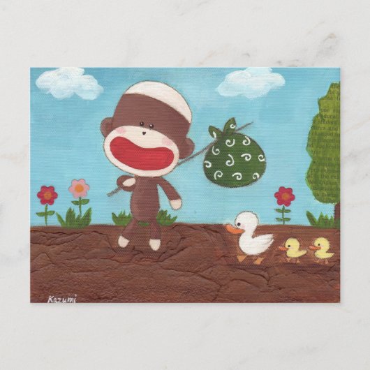 Sur la carte postale routière (Devant)