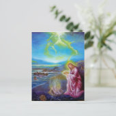 SUR LA CARTE POSTALE SEASHORE (Debout devant)