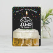 Sur la colline Invitation de fête d'anniversaire (Debout devant)