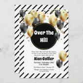 Sur la colline Invitation de la fête surprise (Devant / Derrière)