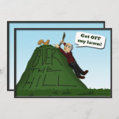 Sur la colline Invitations de fête d'anniversaire (Devant / Derrière)