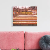 Sur la copie de toile de perspective de dock de (Insitu(Salon))
