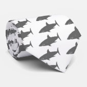 Sur la cravate de requin de mouvement (Roulé)