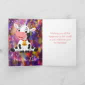 Sur la ferme 1er carte d'anniversaire (Intérieur)