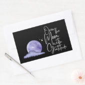 Sur La Lune Avec Sticker De Gratitude (Enveloppe)
