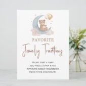 Sur la lune Carte de la tradition familiale préfér (Debout devant)