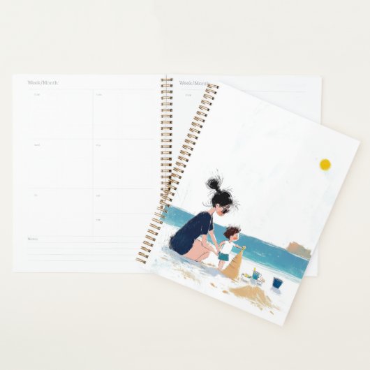 Sur la plage (Devant avec enveloppe)