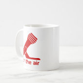 Sur la tasse d'air (conception rouge) (Devant gauche)