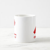 Sur la tasse d'air (conception rouge) (Centre)