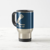 Sur la tasse de transports aériens (bleue) (Devant gauche)