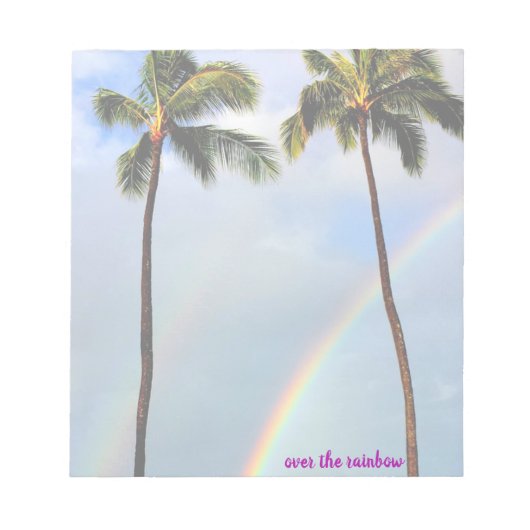 sur l'arc-en-ciel - bloc-notes (Devant)