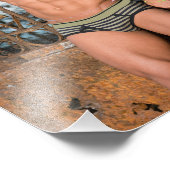 Sur le Balcon Hot Guy LGBT Poster (Coin)