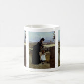 Sur le balcon par Berthe Morisot Coffee Mug (Centre)