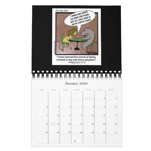 Sur le calendrier d'arche (Jan 2026)