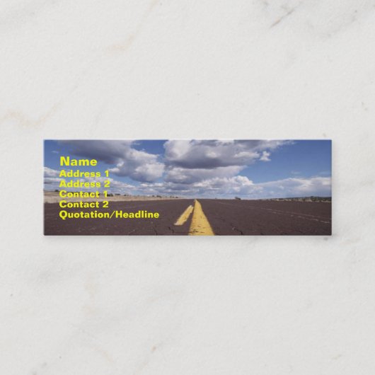 Sur le Carte de visite routier (Devant)